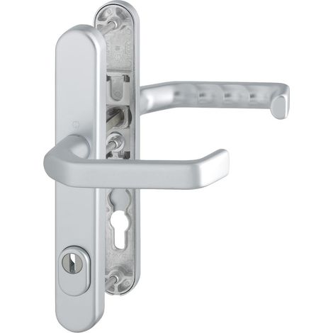 HOPPE® Schutz-Drückergarnitur mit Schmalschild Liverpool 1313G/3359ZA/3357N, Aluminium, 2895557 (1/2)