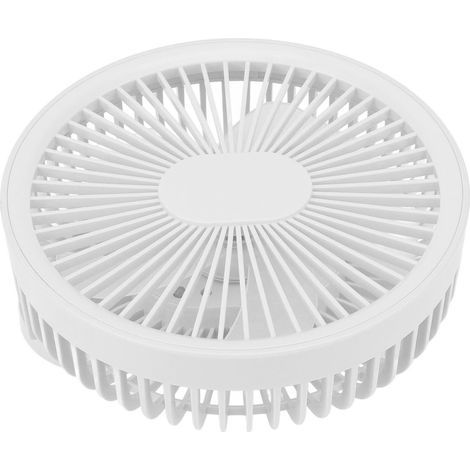 Deckenventilator für den Außenbereich mit 2-in-1-Nachtlicht, tragbar, USB-aufladbar, LED, weiß, ideal für Zuhause, Auto, Büro, Camping und Reisen. (1/5)