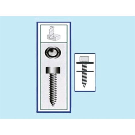 Viti autofilettanti T.C. con cava esagonale - 4,8x16 mm. Conf. 500 Pz