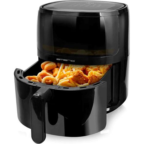 Emerio AF-129329.3 Heißluftfritteuse Schwarz 5 Liter 1500 W