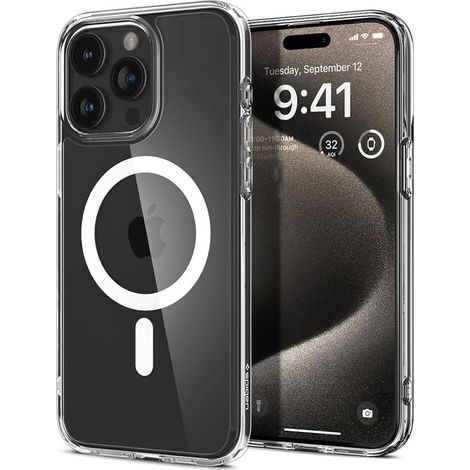 Spigen Ultra Hybrid MAG MagSafe iPhone 15 Pro Weiß (1/5)