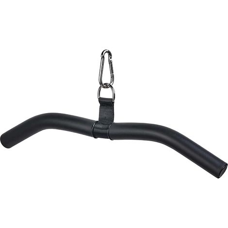 1 Barre de traction, 48 cm, acier, poignée EVA, rotative, musculation domicile salle (1/5)