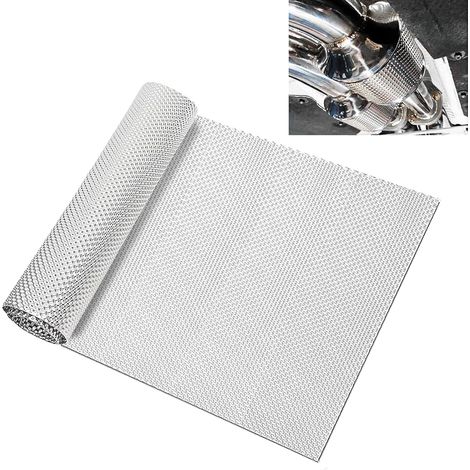 Plaque de Protection Thermique en Aluminium  Tapis chauffant en aluminium gaufré, Pour voitures et sports mécaniques, Flexible, Léger, Durable et résistant à la corrosion (1/5)