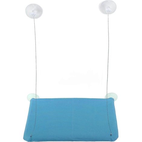Hamac de fenêtre pour chat avec 4 ventouses puissantes, perchoir amovible et respirant, lit hamac pour chat (1/2)