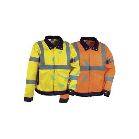 GIACCA TEMPEL AD ALTA VISIBILITA' - tg.S - giallo fluo/navy