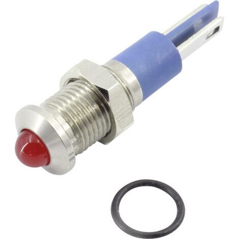 TRU COMPONENTS 1605957 Voyant de signalisation LED rouge 12 V DC/AC 60 mcd (1/3)