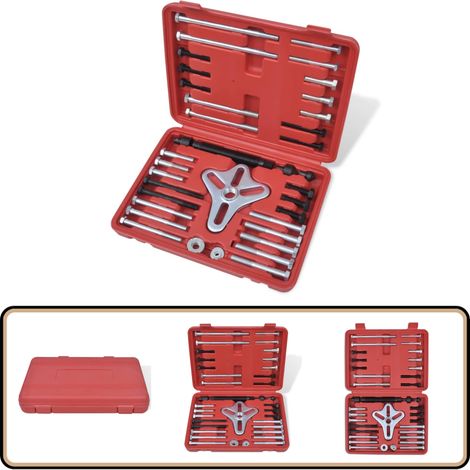 Kit extracteur de moyeu 45 pièces - Outil Mécanique - Outillage Auto - Extracteur De Moyeu - Kit Outils - Garage (1/5)