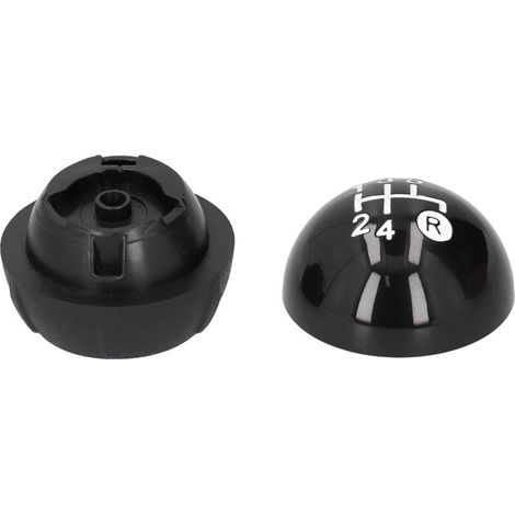 Pommeau de levier de vitesse avec couvercle décoratif pour Fiat 500 500C 2007‑2018 LHD RHD (1/4)