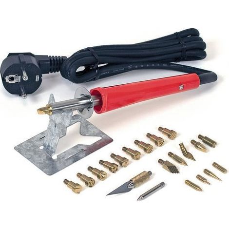 Set completo de grabado en madera ROTHENBERGER - Rojo (1/2)