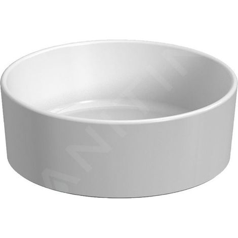 Jika Cubito Pure - Vasque à poser, diamètre 40 cm, sans trop-plein, blanc mat H8184207571121 (1/2)