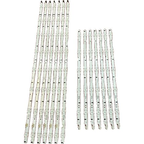Ruban LED, Matériau en Cuivre, Longueur de 1270 mm, 14 Pièces, Configuration de 13 LED, Compatible avec les Modèles Samsung (1/5)