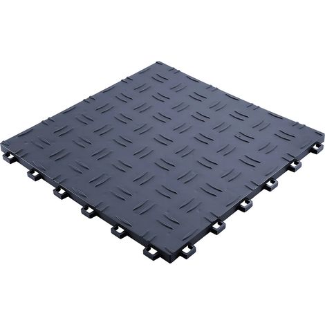 Carreaux de sol de garage, capacité de charge de 2500 kg, design étanche (1/2)