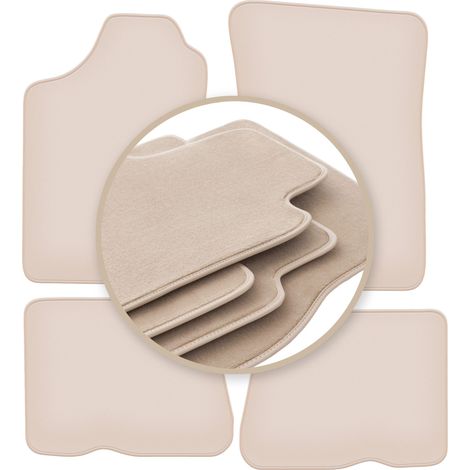 Tapis beiges PREMIUM pour : Renault 19 cabriolet, berline, berline, chamade 1988-1996 (1/5)