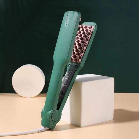 Rizador voluminizador, rizador eléctrico, almohada rizadora para trenzas africanas, alisador de raíces, herramientas para peinar el cabello (verde) (1/5)