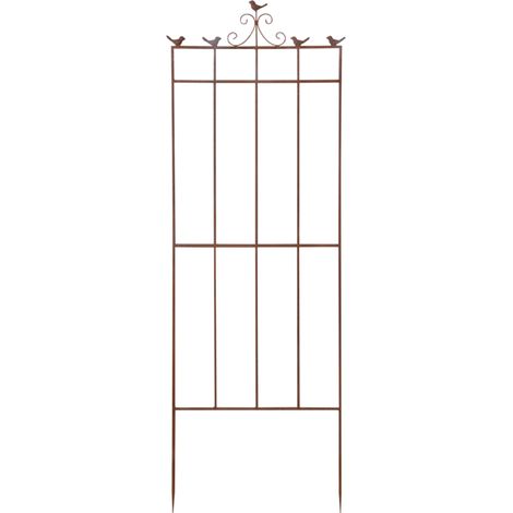 Support pour Plantes en 2D - L 31, x l 2,3 x H 160 cm - Oiseau - Livraison gratuite
