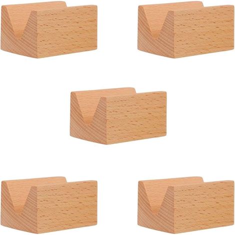 Support À Tacos en Bois, Présentoir À Tacos, Plateau À Sushis Réutilisable pour Maison, Cuisine, Les Magasins Les Restaurants, Accessoires De Table (1/5)