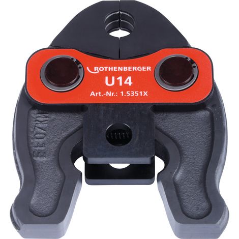 ROTHENBERGER mordaza de prensa, Compact, U, 14mm - 015351X