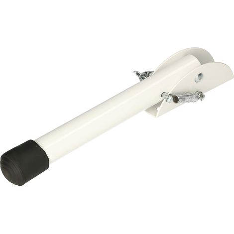 KOTARBAU Support de porte avec butée en caoutchouc - Protection contre les portes tombantes - Blanc (1/5)
