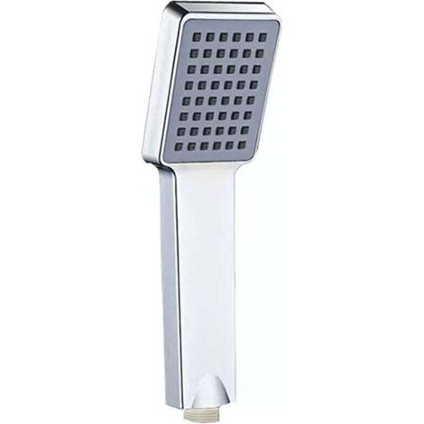Douchette carrée, pomme de douche, chromé, argent (1/4)