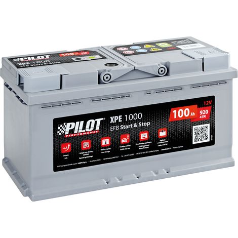 Batteria 12V - Pilot Start-Stop EFB - 100 Ah - 920 A - L5 (1/2)