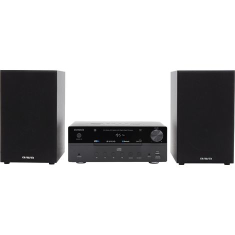 Système audio domestique Aiwa MSBTU-550, micro-système audio 50 W, noir (1/4)