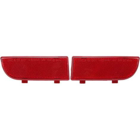 1 paire de réflecteur de pare-chocs arrière 6398260440 gauche droite rouge réflecteur de pare-chocs arrière de remplacement pour Mercedes-Benz Vito W639 2003-2015