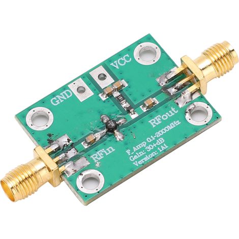 Breitband-HF-Verstärker (0,1–2000 MHz), Verstärkung 30 dB, rauscharm, LNA-Platinenmodul (1/5)