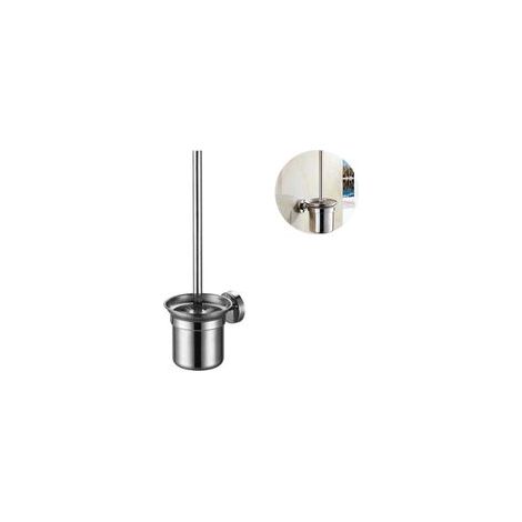 Brosse WC sans perçage, support de brosse WC, ensemble WC, brosse WC, support de brosse WC, brosse WC avec support mural (1/5)