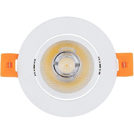 Spot Downlight LED 7W Rond COB CRI90 Coupe Ø 70 mm No Flicker 5000K Blanc froid (1/5)