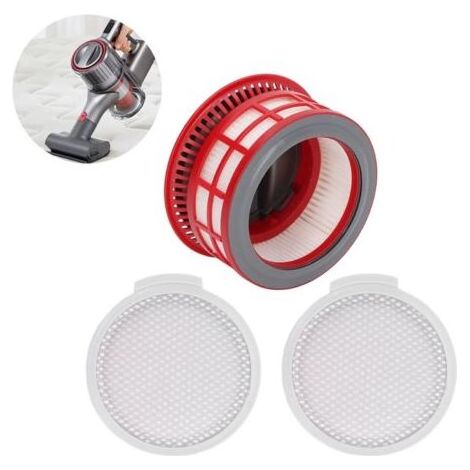 Filtre en coton à l'avant et 1 filtre HEPA à l'arrière pour l'aspirateur sans fil Roborock H7 (1/4)