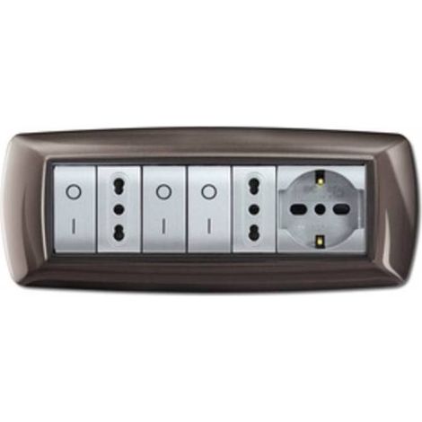 PLACCA LIFE LIVING PLAST ALLUMINIO NOTTE 7P