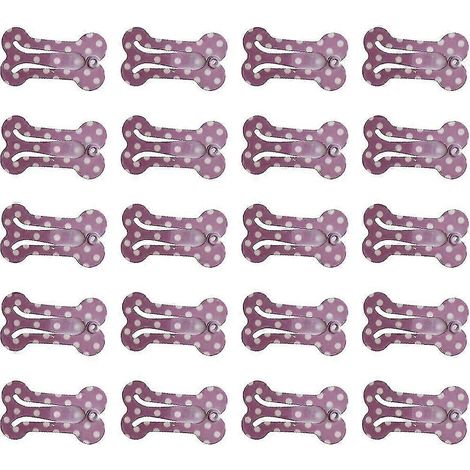 Niedliche, kleine Knochen-Haarspangen (ca. 2,5 cm) – Pflegeprodukte für Haustiere (Hund, Katze, Welpe) (1/5)