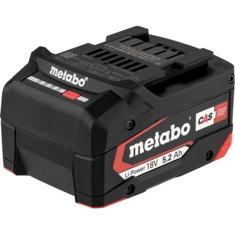 18V Li-Ion 5,2 Ah Li-Power Akku mit Ladeanzeige - METABO 625028000 (1/10)