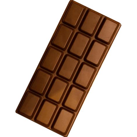 Jouet anti-stress en silicone en forme de chocolat, à compression lente, idéal pour adultes et enfants. Parfait pour le bureau, l'école, la maison et les voyages. (1/5)
