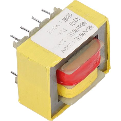 Transformateur d'isolation 9 broches 50Hz 3VA, entrée 220V sortie 12V pour alimentation secteur