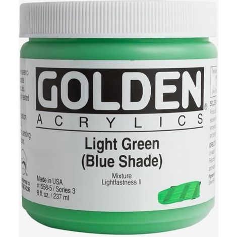 Golden : Heavy Body Acrylic Paint : 236ml : Light Green Blue Shade