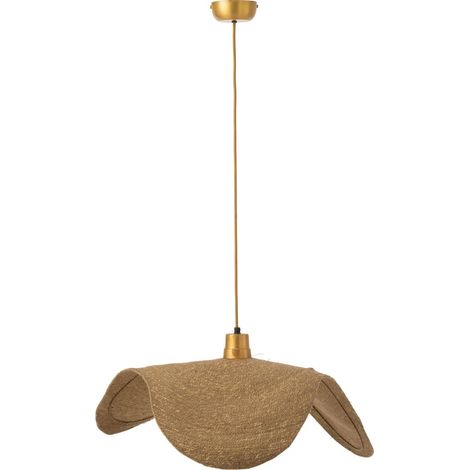 Lampe suspendue en rotin naturel style bohème élégant - Naturel rotin clair (1/5)