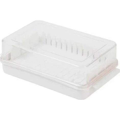 Boîte de conservation pour beurre avec couvercle - Boîte rectangulaire de conservation pour fromage et beurre, idéale pour R (1/5)
