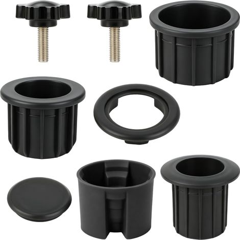 Anneaux de Réduction pour Pied de Parasol Kit Adaptateur Universel pour Support Parasol, Compatible 32–48 mm, pour Table, Balcon et Terrasse Accessoires Pied de Parasol (8 Pièces) (1/5)