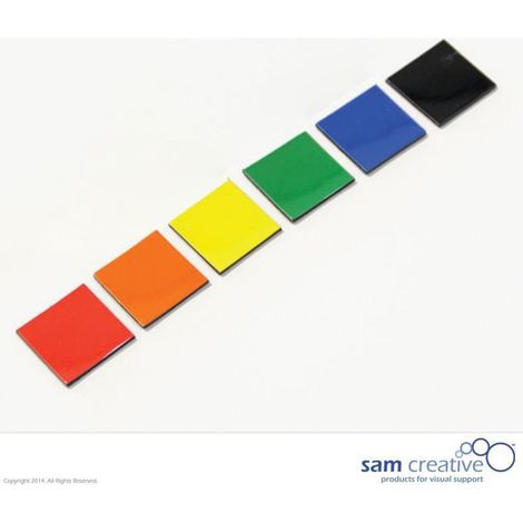 Symbole magnétique Carré 2x2 cm mixte