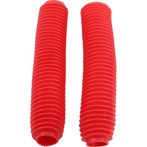 Protège-soufflets de fourche avant moto, paire de cache-poussière de remplacement pour SUZUKI RM125 DR250 DRZ400, rouge 400, compatible enduro tout-terrain (1/5)