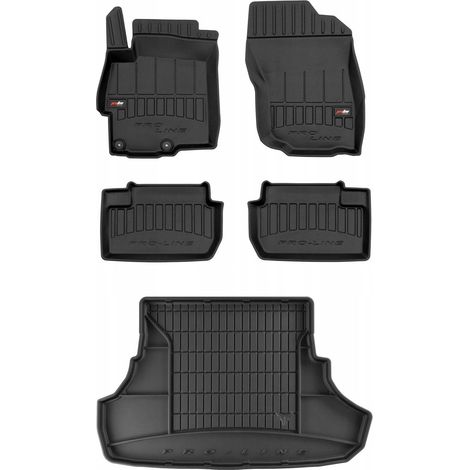 SET Alfombrillas de goma 3D Mitsubishi Lancer 8 Sedán 2007-2016 (1/5)