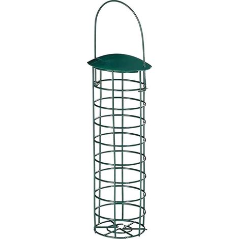 Nouveau Mangeoires Distributeur De Nourriture pour Mangeoires À Oiseaux en Plein Air, pour Boules De Graisse pour Boulettes, pour Petits Oiseaux
