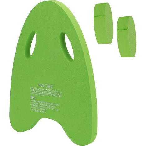 Planche de natation flottante pour enfants et adultes, entraînement de natation forme grenouille verte- (1/2)