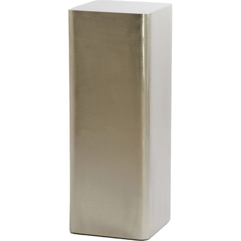 Light & Living ALURIO Säule aus Metall in Nickel Satin –