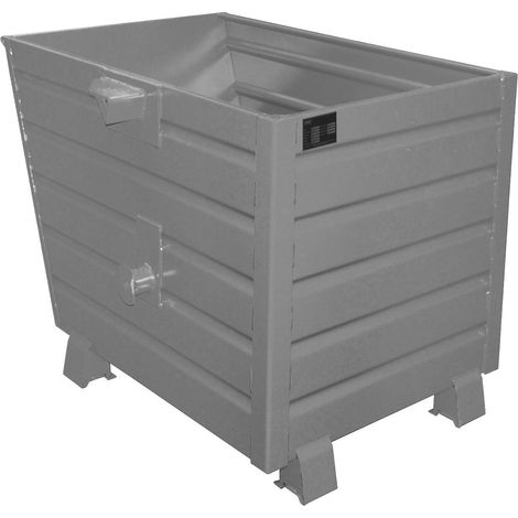 Benne d'empilage Bauer Südlohn BSK 70, peinte, gris souris