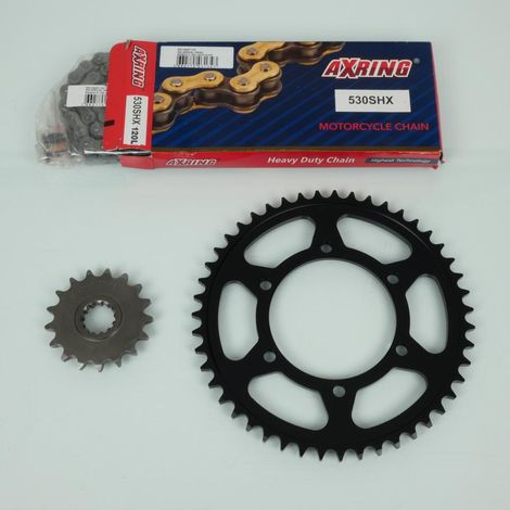 Kit chaîne Axring pour Moto Yamaha 1000 Yzf R1 Sp-R Ohlins 2010 (1/2)