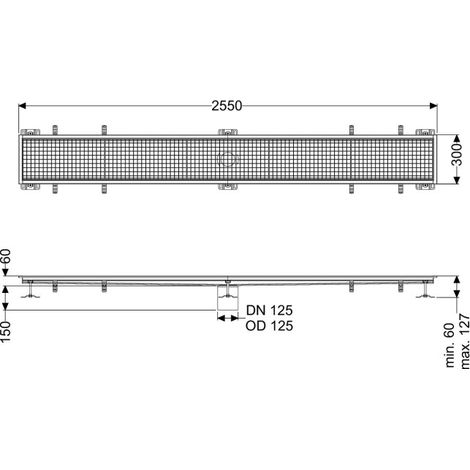 KESSEL 6130250 Gouttière à boîtier Ferrofix