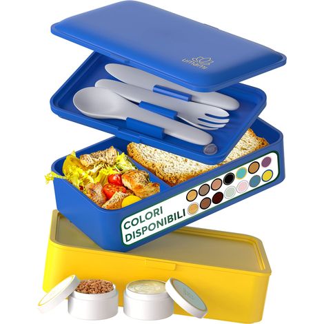 Portapranzo Contenitore per alimenti Portapranzo Posate (1/5)