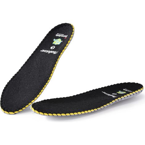 Solette termiche SAFETOE J-017 - Solette invernali con memory foam e isolamento 3M Thinsulate, supporto plantare, controllo degli odori per uomo/donna, scarpe da lavoro e stivali invernali EU39-46 (1/5)